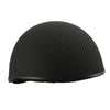 MPH DOT Half Helmet w/ Carbon Fiber Look Matte Black - HighwayLeather