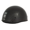 MPH DOT Half Helmet w/ Carbon Fiber Look Shiny Black - HighwayLeather