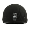 MPH DOT Helmet w/ Drop Sun Visor Carbon Fiber Look Matte Black - HighwayLeather