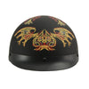 MPH DOT Helmet w/ Drop Sun Visor Web & Skull Graphic Matte - HighwayLeather