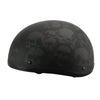 MPH Americas Smallest DOT Helmet w/ Skull Graphics Matte Black - HighwayLeather