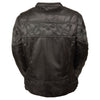 Women's Crossover Textile Scooter Jacket w/ Reflective Skulls - HighwayLeather