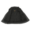 Women Black Zipper Front Jacket with Full Sleeve Removable Hoodie - HighwayLeather