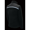 Women Micro Fleece Zipper Front Jacket w/ Reflective Stripes - HighwayLeather