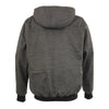 Mens Zipper Front Heated Hoodie w/ Front & Back Heating Elements - HighwayLeather