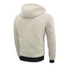 Mens Zipper Front Heated Hoodie w/ Front & Back Heating Elements - HighwayLeather