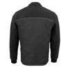 Mens Textile & Fleece Combo jacket w/ Reflective Detailing - HighwayLeather