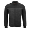 Mens Textile & Fleece Combo jacket w/ Reflective Detailing - HighwayLeather