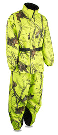 Men's Hi Vis Mossy Oak® Camo Rain Suit Water Proof w/ Reflective Piping - HighwayLeather