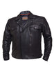 Men's Ultra Cruiser Motorcycle Leather Jacket
