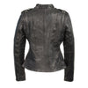 Woman's Double Zipper Asymmetrical Moto Jacket - HighwayLeather
