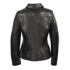 Woman's Zipper Front Scuba Jacket w/ Shirt Collar - HighwayLeather