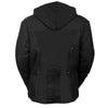Ladies 3/4 Textile Jacket w/ Reflective Tribal Detail - HighwayLeather