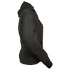 Ladies 3/4 Textile Jacket w/ Reflective Tribal Detail - HighwayLeather