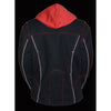 Ladies 3/4 Textile Jacket w/ Reflective Tribal Detail - HighwayLeather