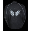 Women's Textile Jacket w/ Stud & Wings Detailing - HighwayLeather
