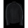 Women's Textile Jacket w/ Stud & Wings Detailing - HighwayLeather