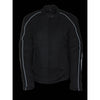 Women's Textile Jacket w/ Stud & Wings Detailing - HighwayLeather