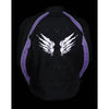 Women's Textile Jacket w/ Stud & Wings Detailing - HighwayLeather