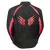 Women's Textile Jacket w/ Stud & Wings Detailing - HighwayLeather