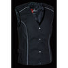 Ladies Textile Snap Front Vest w/ Wing Embroidery - HighwayLeather