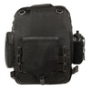 Medium Leather & Textile Cruiser Sissy Bar Back Pack (12X16X6) - HighwayLeather