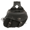 Large Zip-Off PVC  Throw Over Saddle Bag (15X12X7X22) - HighwayLeather