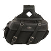 Large Zip-Off PVC Throw Over Saddle Bag (16X11X6X22) - HighwayLeather