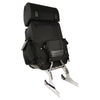 Large Textile Two Piece Sissy Bar Bag w/ Briefcase Pockets (15X21X8) - HighwayLeather