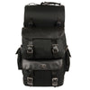 Large Textile Two Piece Sissy Bar Bag w/ Briefcase Pockets (15X21X8) - HighwayLeather