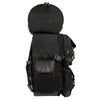 Large Textile Two Piece Sissy Bar Bag w/ Briefcase Pockets (15X21X8) - HighwayLeather