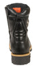 Milwaukee Leather Men's Classic Boots with Side Zip Closure - HighwayLeather