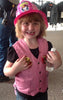 Pink Leather Kids Vest - HighwayLeather