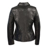 Woman's Zipper Front Scuba Jacket w/ Shirt Collar - HighwayLeather