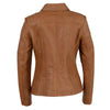 Woman's Zipper Front Scuba Jacket w/ Shirt Collar - HighwayLeather