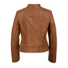 Woman's Zip Front Stand Up Collar Scuba Jacket - HighwayLeather