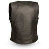 The Derringer Ladies Classic Five Snap Fitted Vest - HighwayLeather