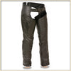 Black Wing hip hugger women leather chap - HighwayLeather