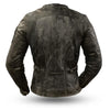 Women Jasmin Leather Jacket Distressed Buffalo Skin - HighwayLeather