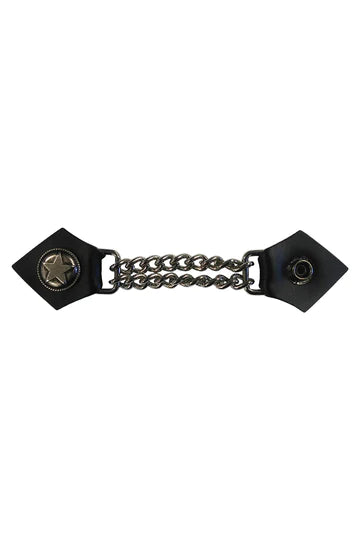 Hair Glove VE-Men Texas Star 7-inch vest extender showing the star-shaped design and adjustable clasp on a white background.