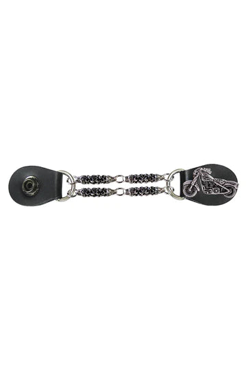 Hair Glove VE-Women Vintage Motorcycle vest extenders, 6.5-inch, designed to add length and style to vintage motorcycle vests.