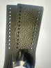 HL2026NKD Naked Leather Motorcycle Clutch Cover Lever Wrap Cover with Fringe 20” Black (Set of 2 - Right/Left)