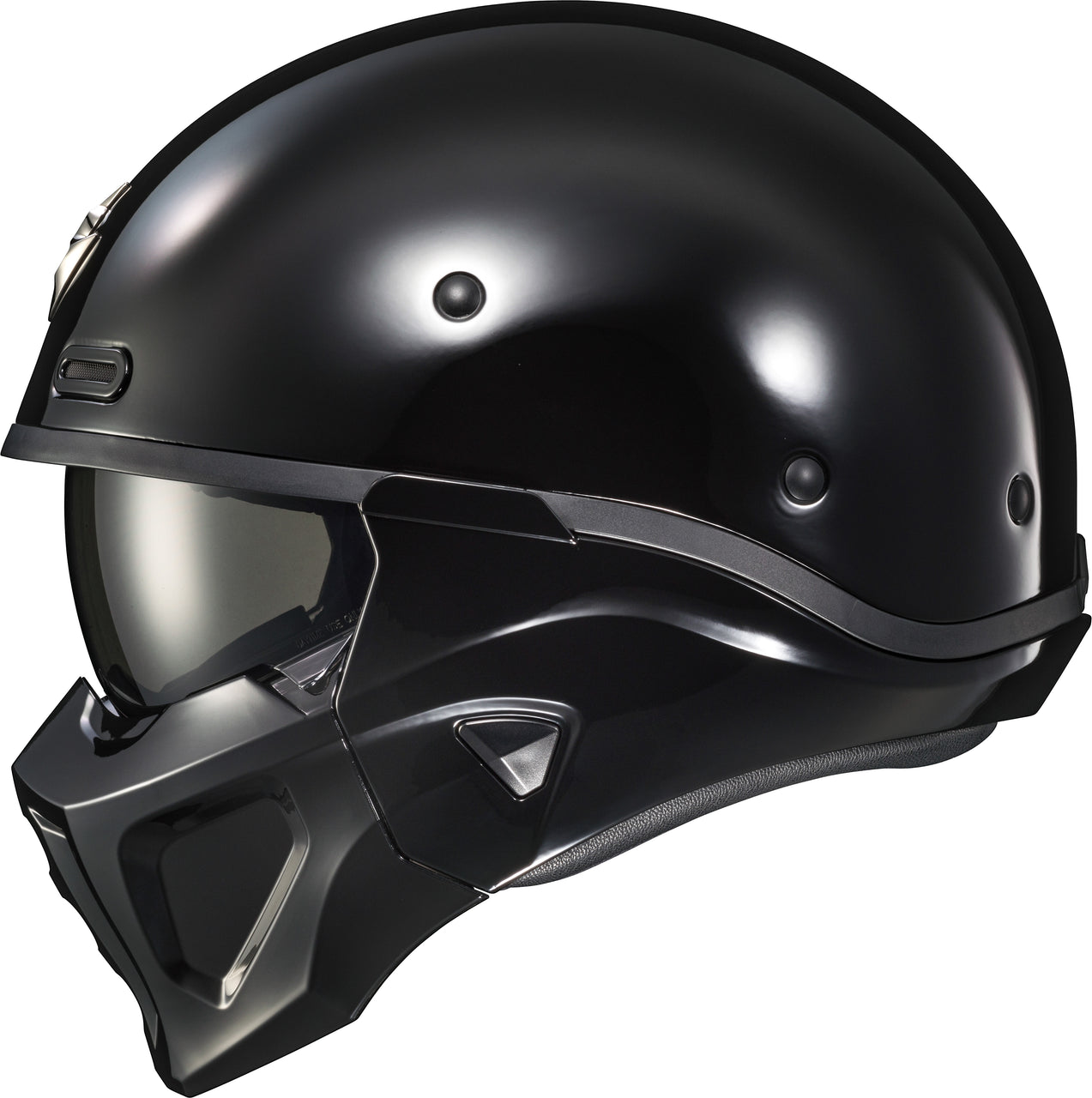 Scorpion EXO 75-1605 'Covert X' Open-Face Helmet Gloss Black MD - HighwayLeather
