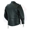 HL10888NKD Authentic Highway Patrol Leather Jacket Black Hardware Kidney Back - HighwayLeather