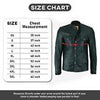HL10499 Club Leather Shirt Men Black Mandrin collar - HighwayLeather