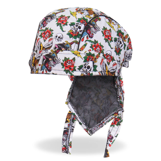 Hot Leathers DOO RAGS HWH1127 tattoo flash lightweight headwrap with bold graphic design and comfortable fit.