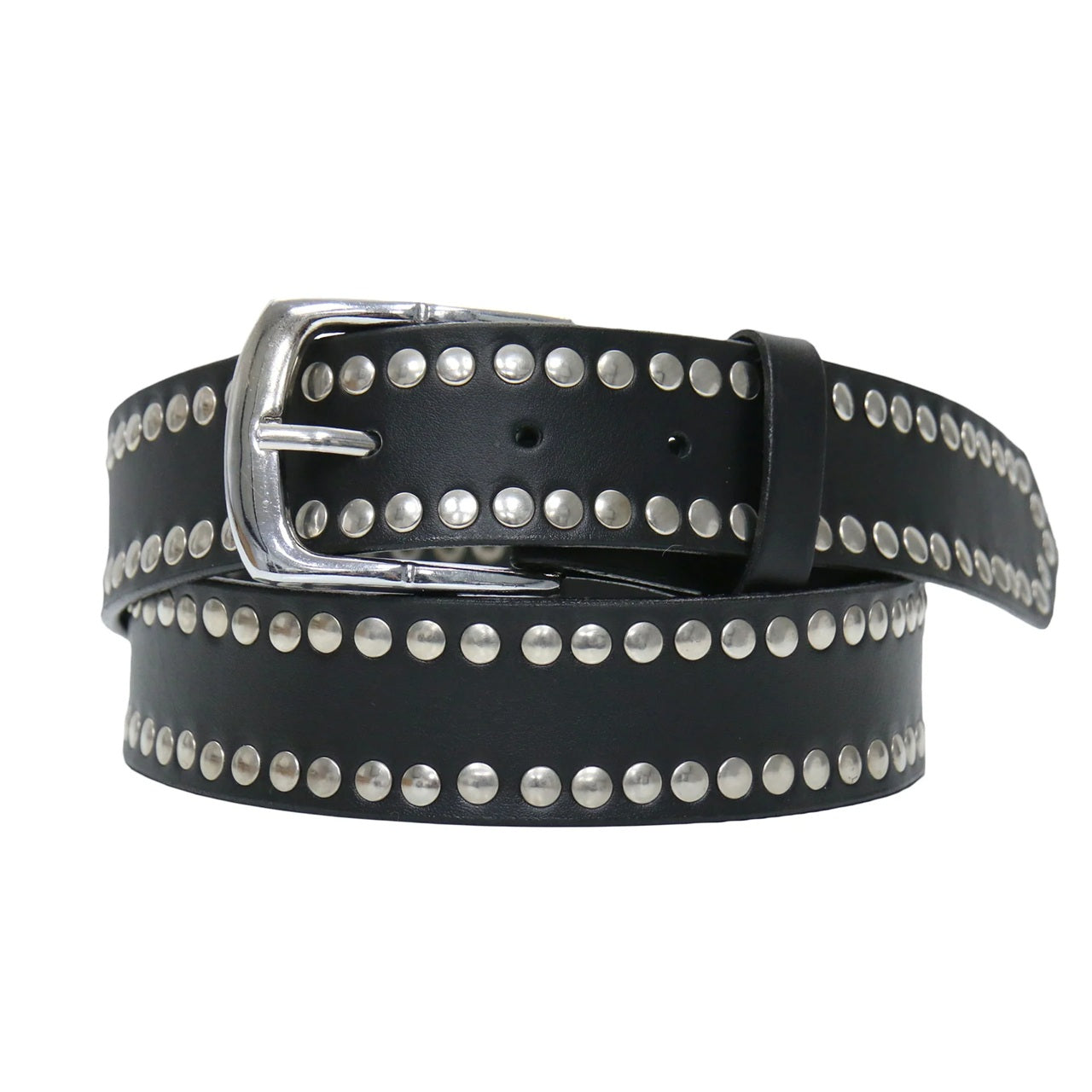 BLA1128 Studded Leather Belt - HighwayLeather