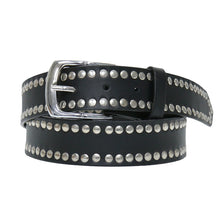 BLA1128 Studded Leather Belt - HighwayLeather