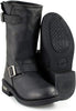 XBM1440  Men's 'The Classic' Black Engineer Motorcycle Leather Boots - HighwayLeather