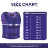 Women’s Passionate Purple Tactical Style Leather Motorcycle Club Vest | HL14945Purple